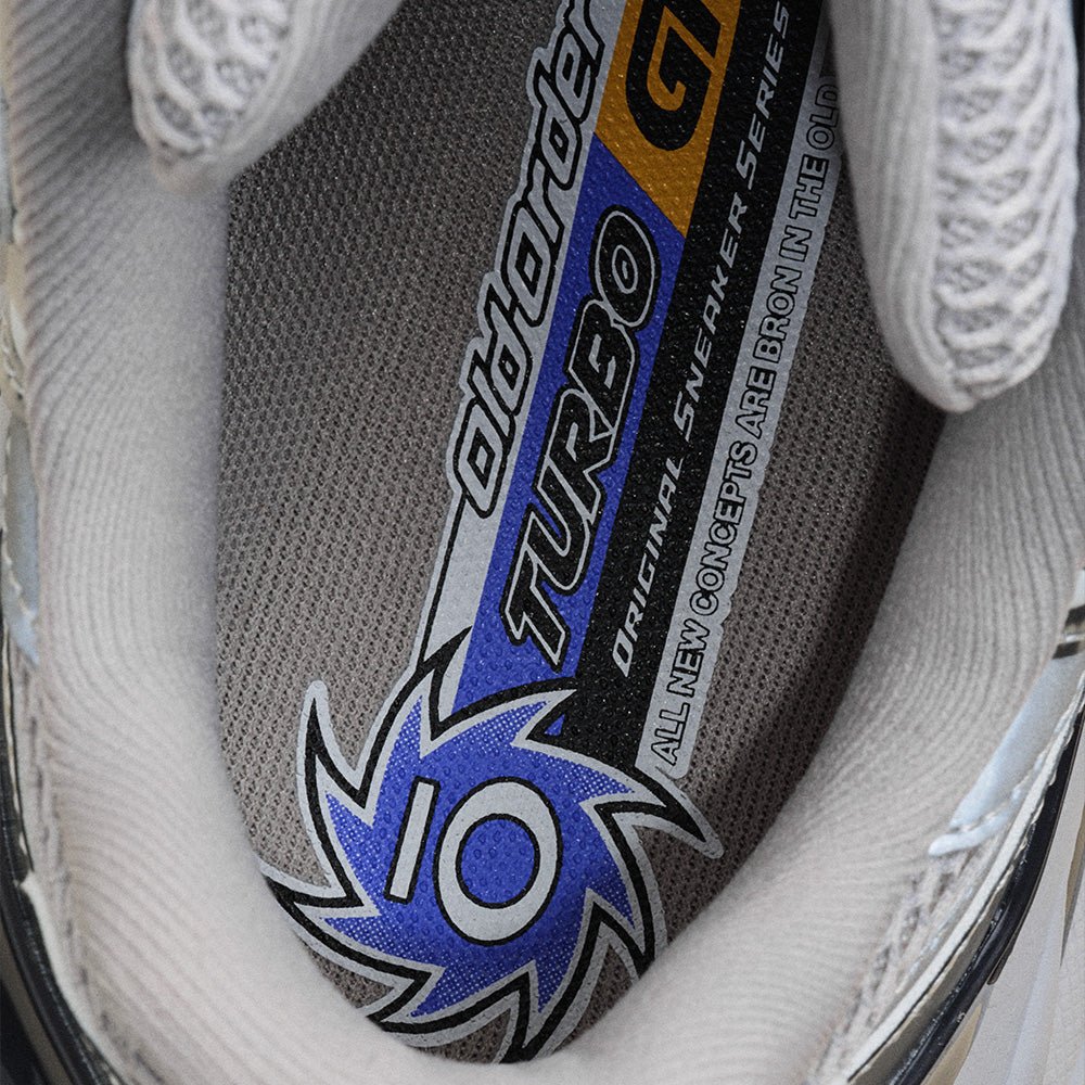 Turbo GT Running Shoes White Silver