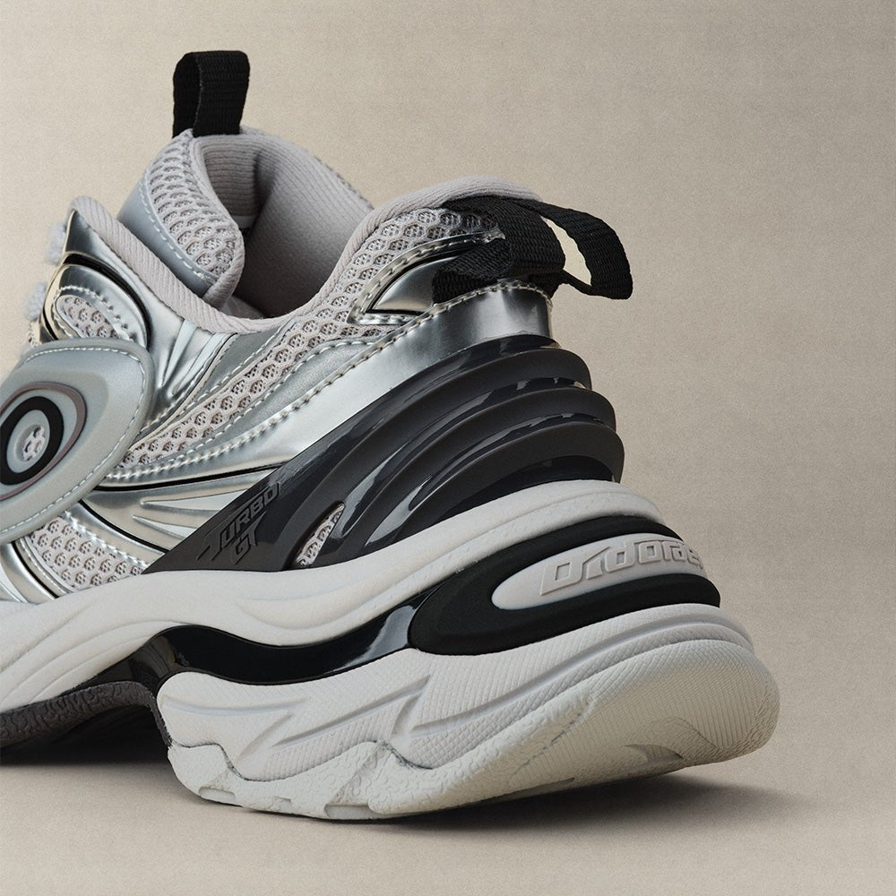 Turbo GT Running Shoes White Silver