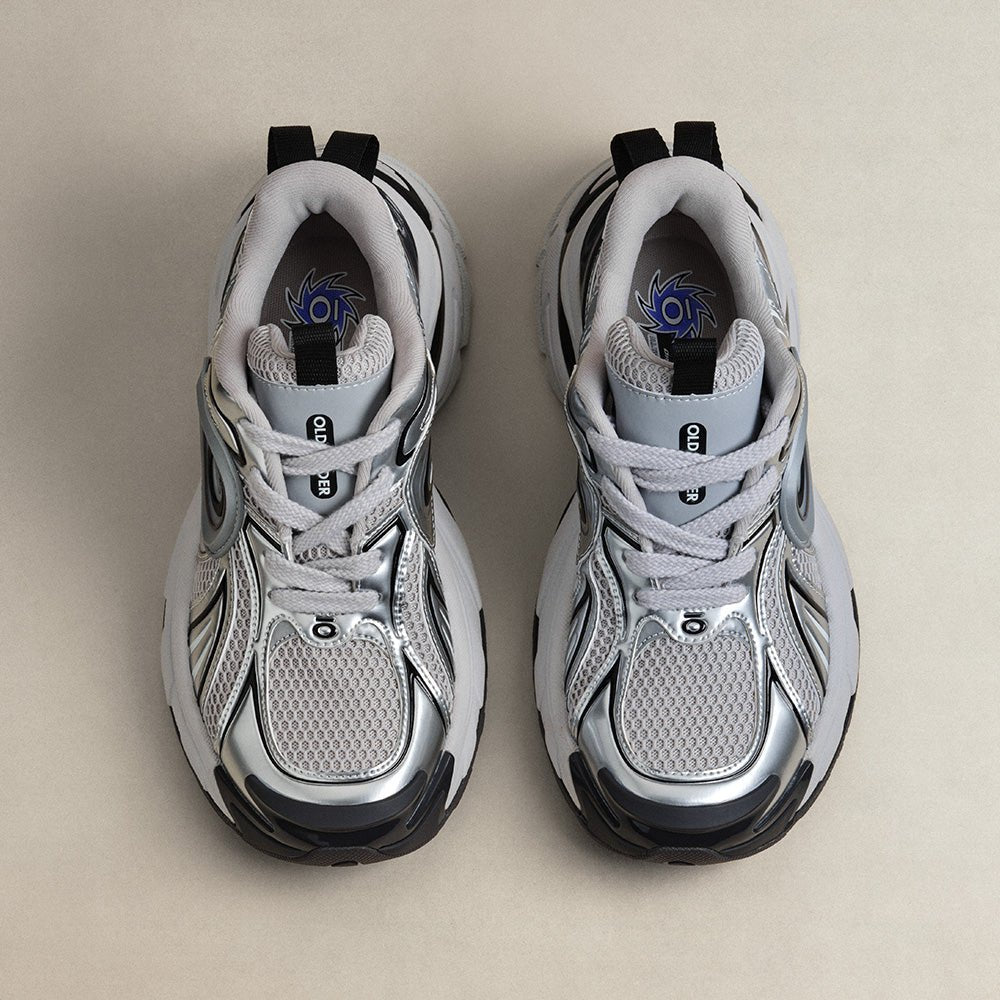 OLD ORDER TURBO GT RUNNER スニーカー Turbo GT Running Shoes White Silver